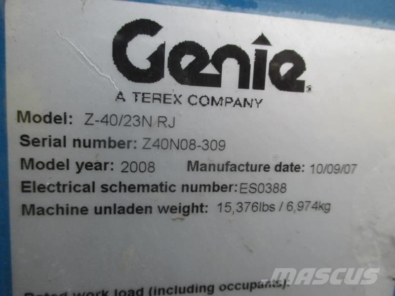 Genie Z 40/23 N RJ Alkūniniai keltuvai
