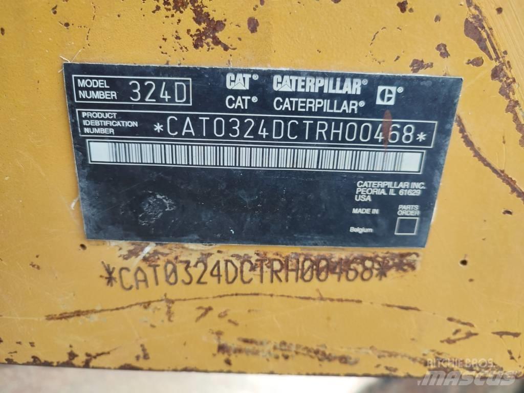 CAT 324 D Vikšriniai ekskavatoriai