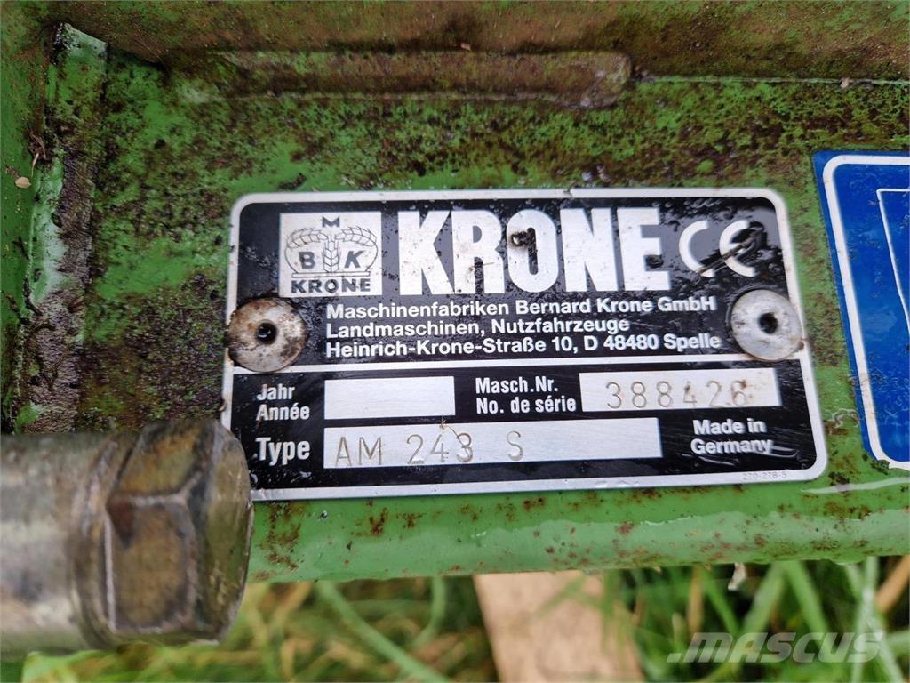 Krone AM 243S Šienapjovės