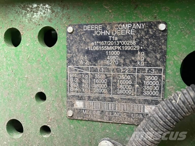 John Deere 6155M Traktoriai