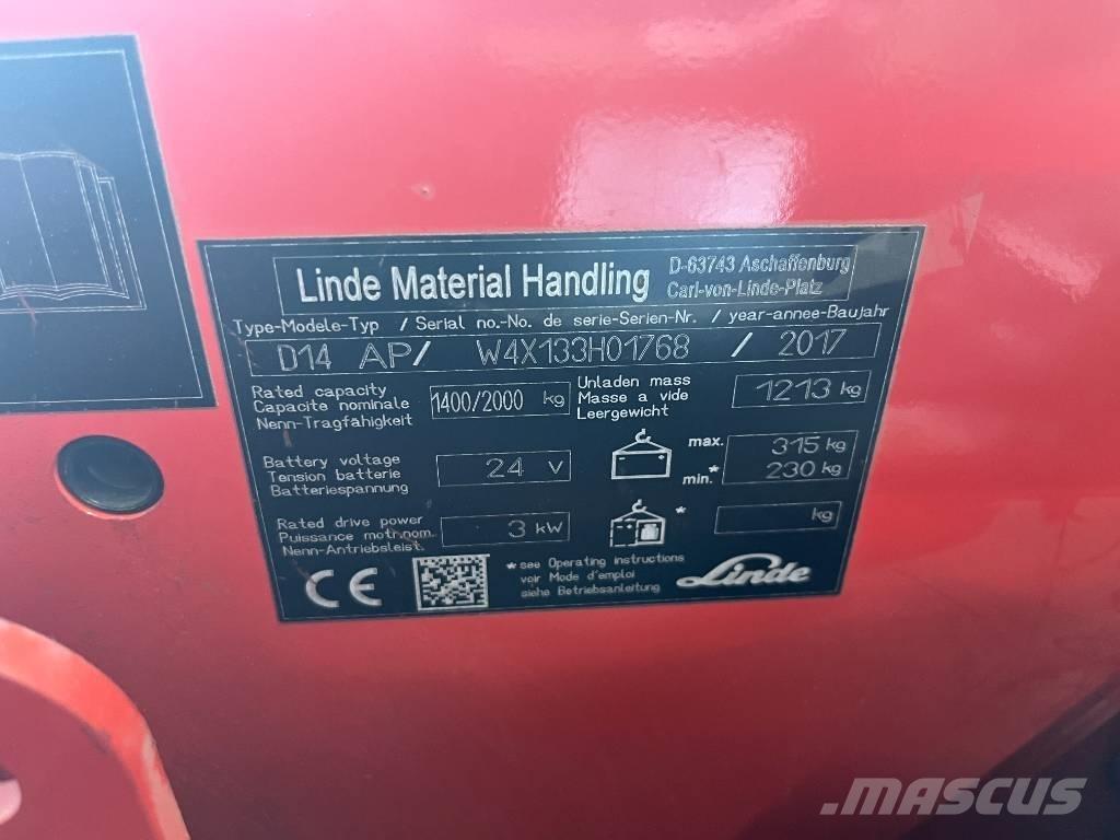 Linde D 14 AP Savaeigiai rietuvai