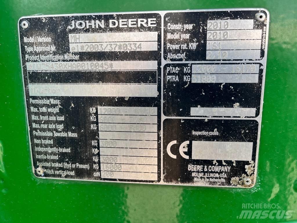John Deere 5430 I Savaeigiai purkštuvai