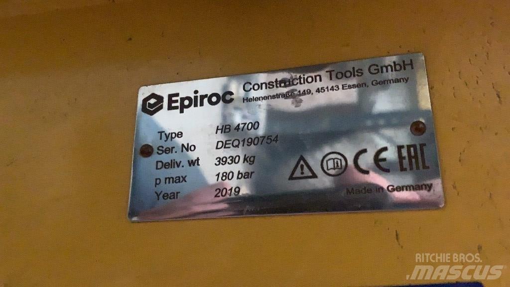 Atlas Copco HB4700 Hidrauliniai kūjai / Trupintuvai