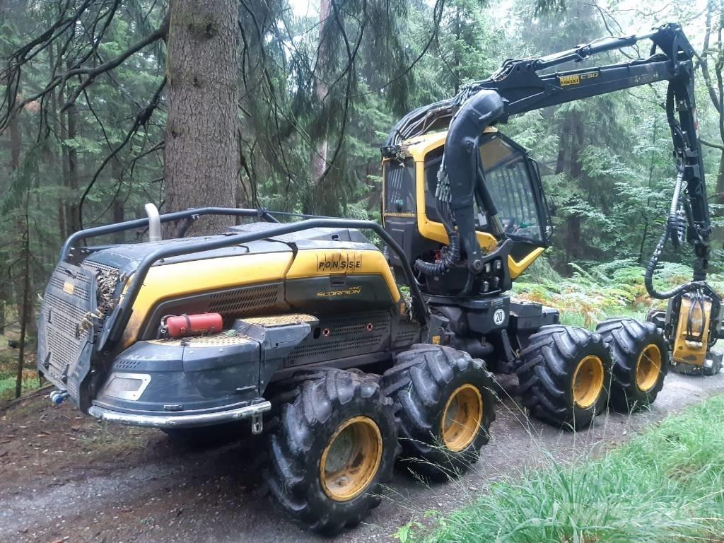 Ponsse Scorpion King Miško technika (Harvesteriai)