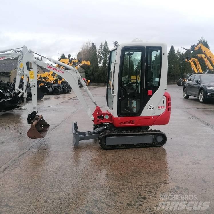 Takeuchi TB216 Mini ekskavatoriai < 7 t