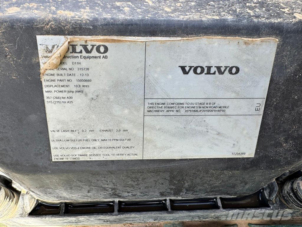 Volvo A30F Karjeriniai savivarčiai