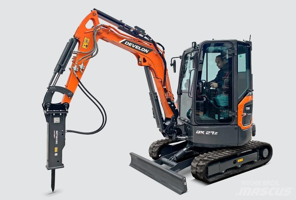 Develon DX 27 Z-7 Mini ekskavatoriai < 7 t