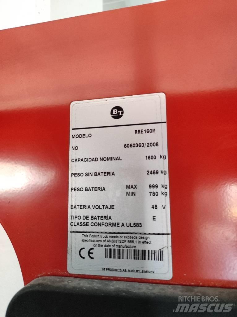 BT RR E 160 M Šakiniai krautuvai su prailgintu keltuvu