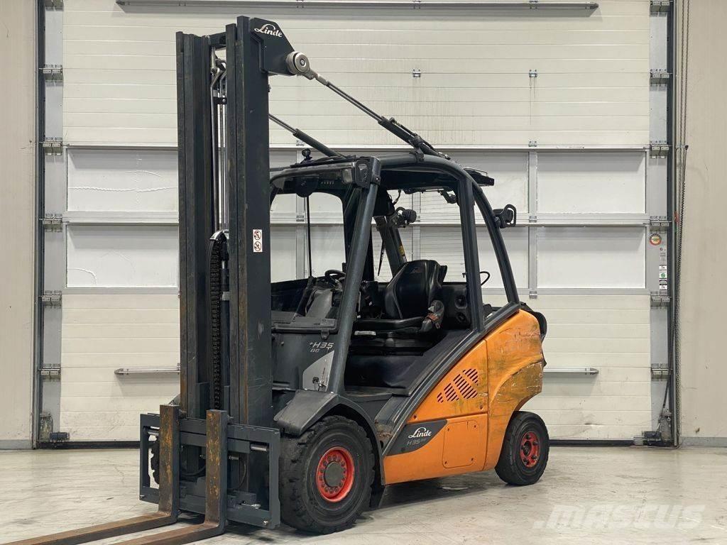 Linde H35T-02 LPG (dujiniai) krautuvai