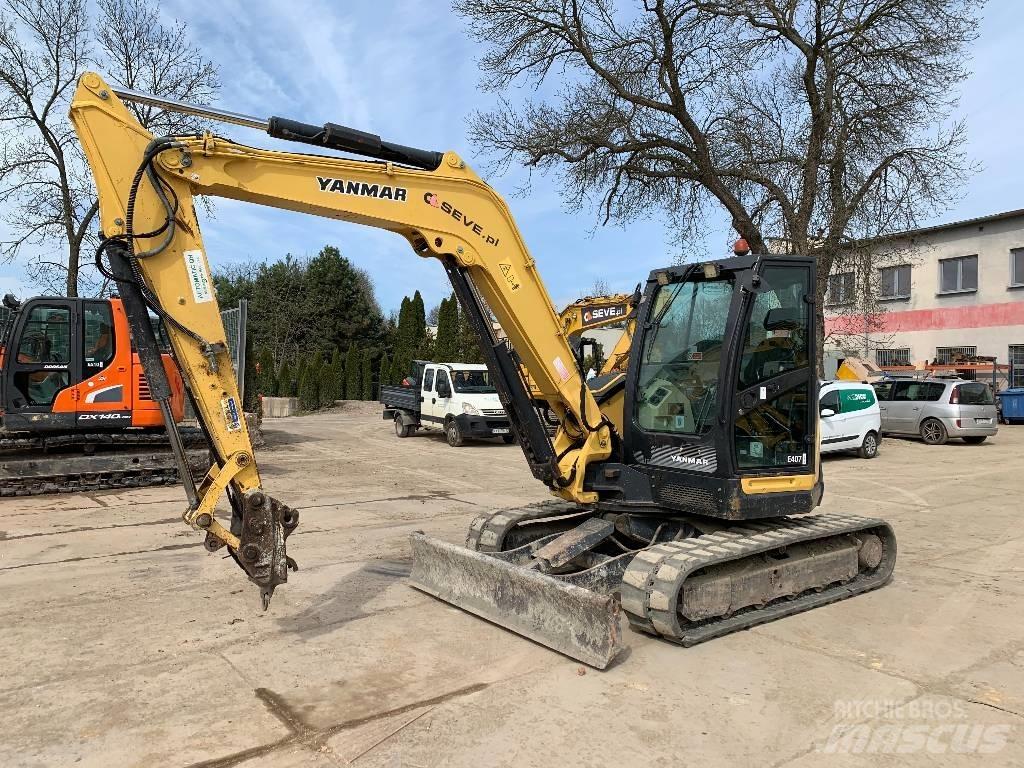 Yanmar Vio 80-1A Vidutinės galios ekskavatoriai 7-12 t