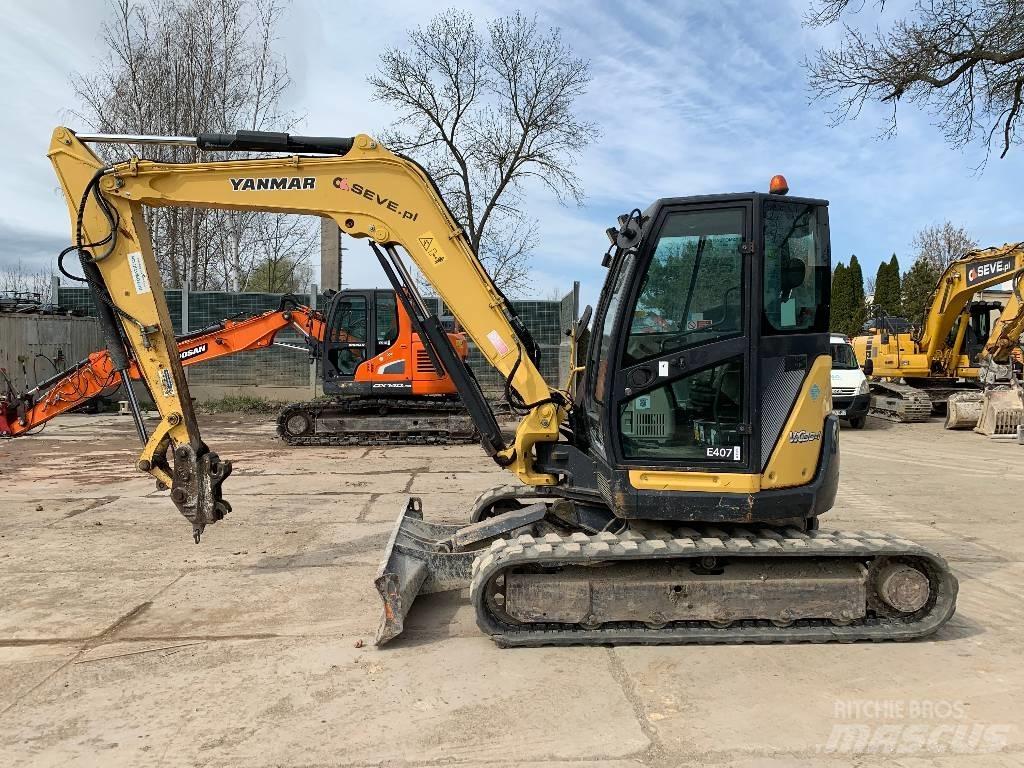 Yanmar Vio 80-1A Vidutinės galios ekskavatoriai 7-12 t