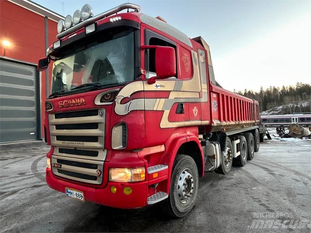 Scania R 500 Savivarčių priekabų vilkikai