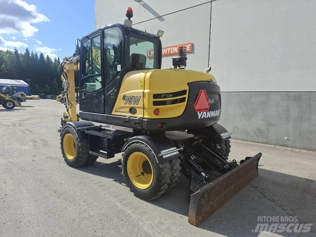 Yanmar B 95 W Ratiniai ekskavatoriai
