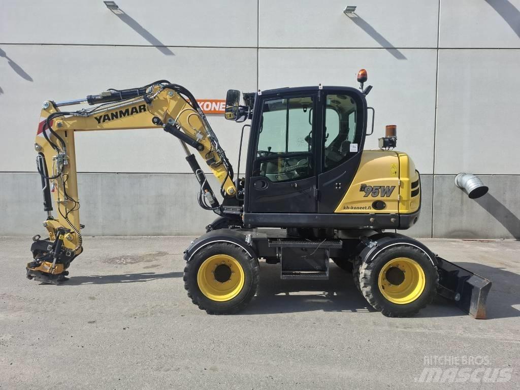 Yanmar B 95 W Ratiniai ekskavatoriai