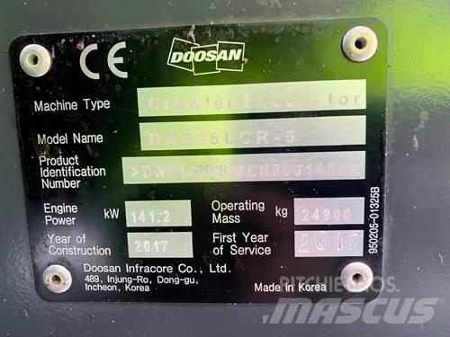 Doosan DX235LCR-5 Vikšriniai ekskavatoriai
