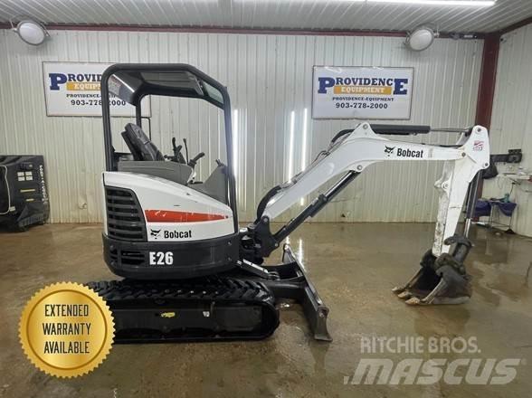 Bobcat E26 Mini ekskavatoriai < 7 t