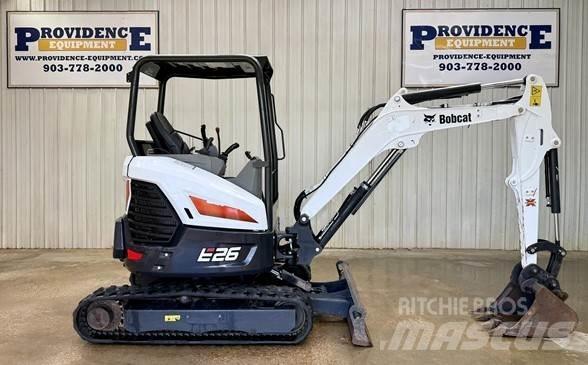 Bobcat E26 Mini ekskavatoriai < 7 t