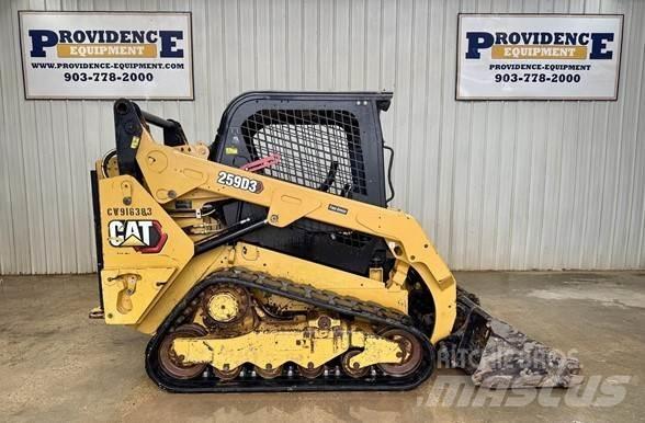 CAT 259D3 Krautuvai su šoniniu pasukimu