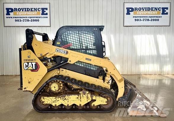 CAT 259D3 Krautuvai su šoniniu pasukimu