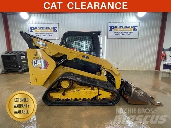 CAT 289D3 Krautuvai su šoniniu pasukimu