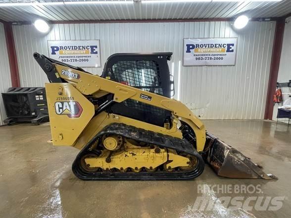 CAT 289D3 Krautuvai su šoniniu pasukimu