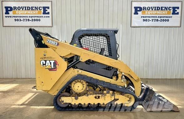 CAT 289D3 Krautuvai su šoniniu pasukimu