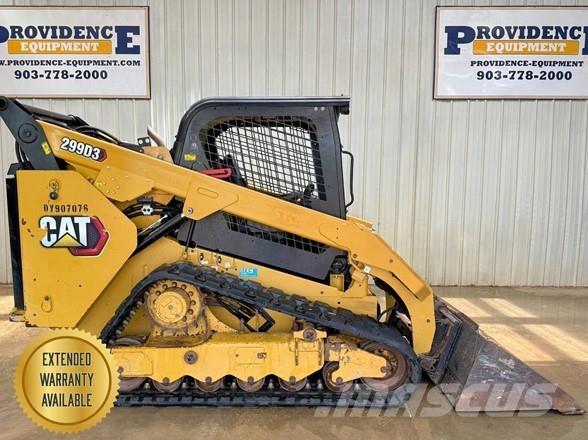 CAT 299D3 Krautuvai su šoniniu pasukimu