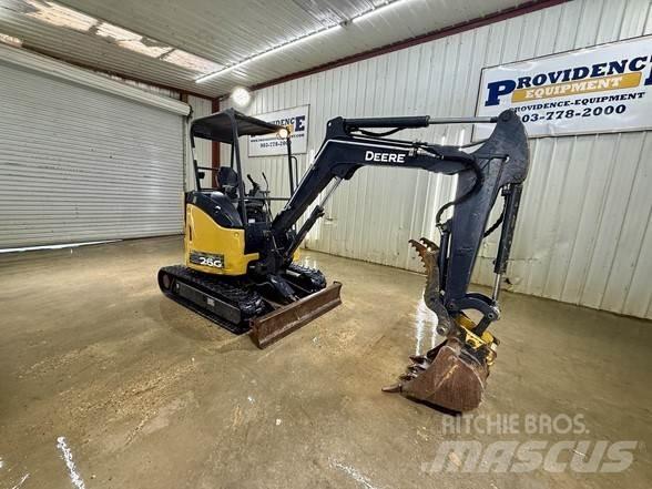 John Deere 26G Mini ekskavatoriai < 7 t