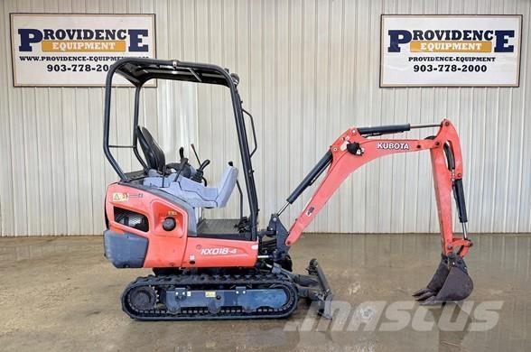Kubota KX018-4 Mini ekskavatoriai < 7 t