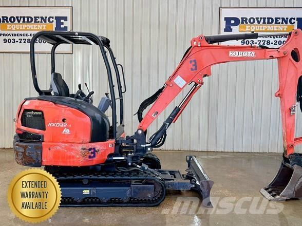 Kubota KX033-4 Mini ekskavatoriai < 7 t