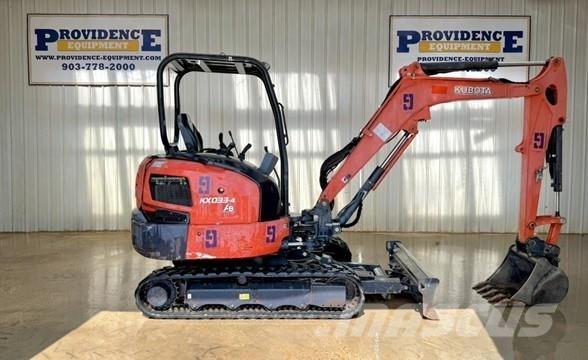 Kubota KX033-4 Mini ekskavatoriai < 7 t