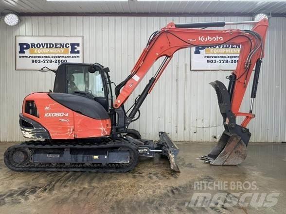 Kubota KX080-4 Vikšriniai ekskavatoriai