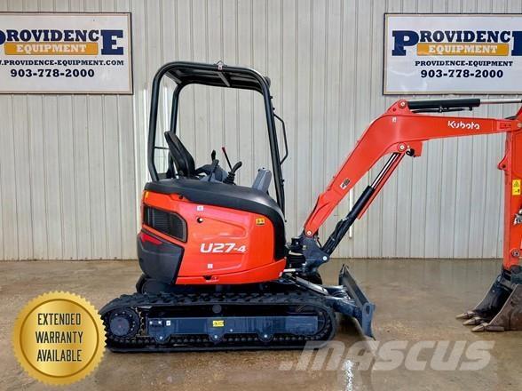Kubota U27-4 Mini ekskavatoriai < 7 t