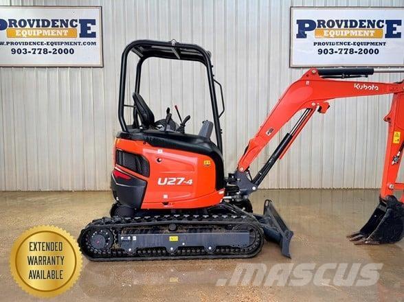 Kubota U27-4 Mini ekskavatoriai < 7 t