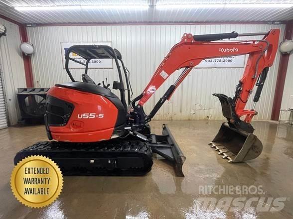 Kubota U55-5 Mini ekskavatoriai < 7 t