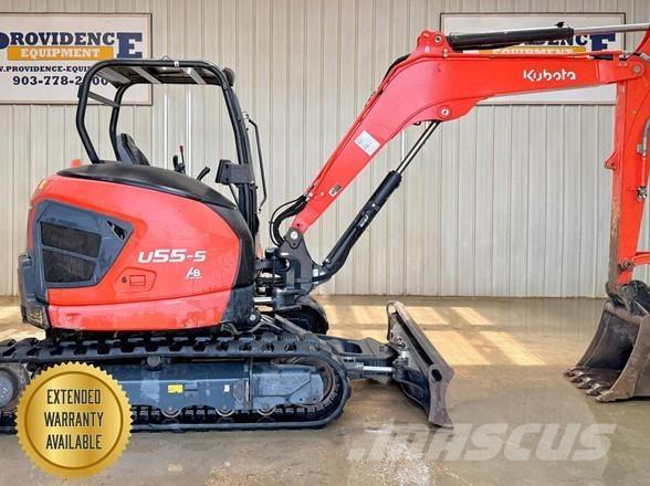 Kubota U55-5 Mini ekskavatoriai < 7 t