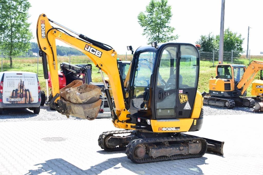 JCB 8026 CTS Mini ekskavatoriai < 7 t