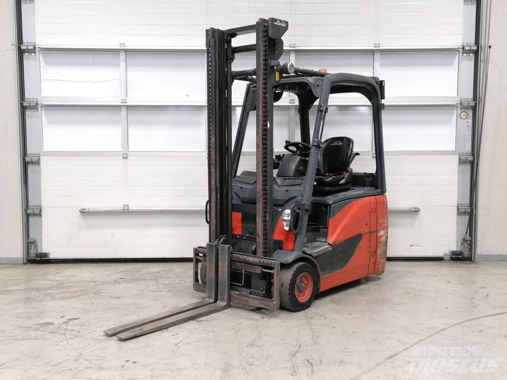 Linde E16H-02 Elektriniai šakiniai krautuvai