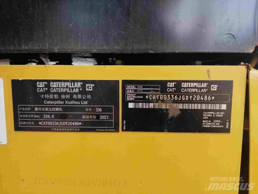 CAT 2020 CAT 336 Vikšriniai ekskavatoriai