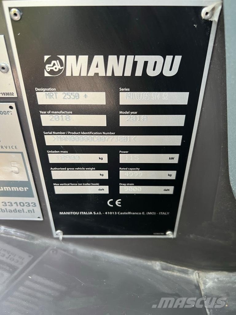 Manitou Mrt 2550 Teleskopiniai krautuvai