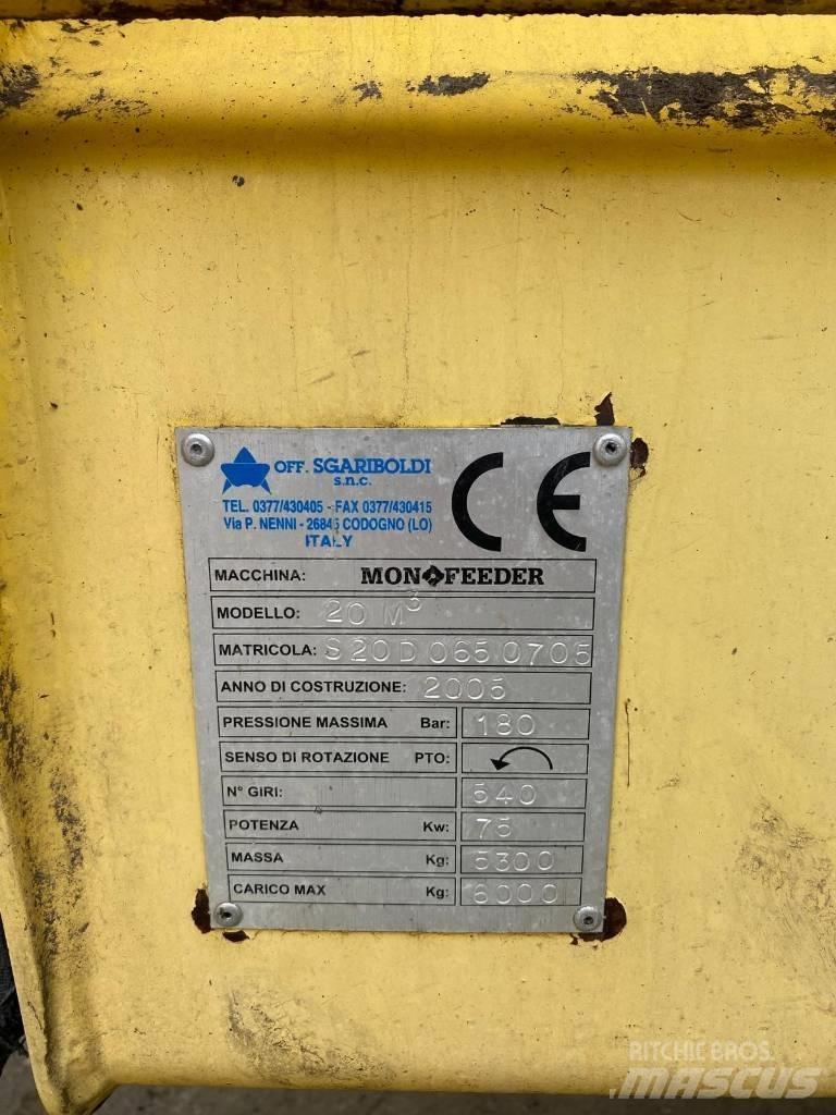 Sgariboldi MONO ST Pašarų maišytuvai-dalytuvai