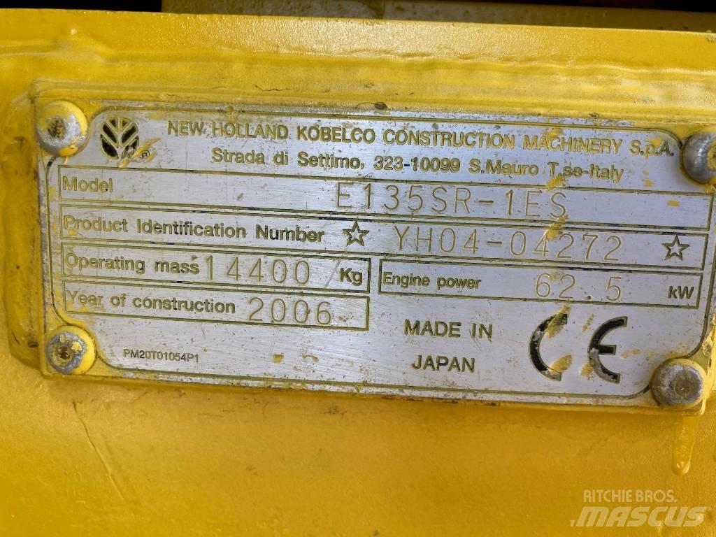 New Holland E 135 SR Vidutinės galios ekskavatoriai 7-12 t