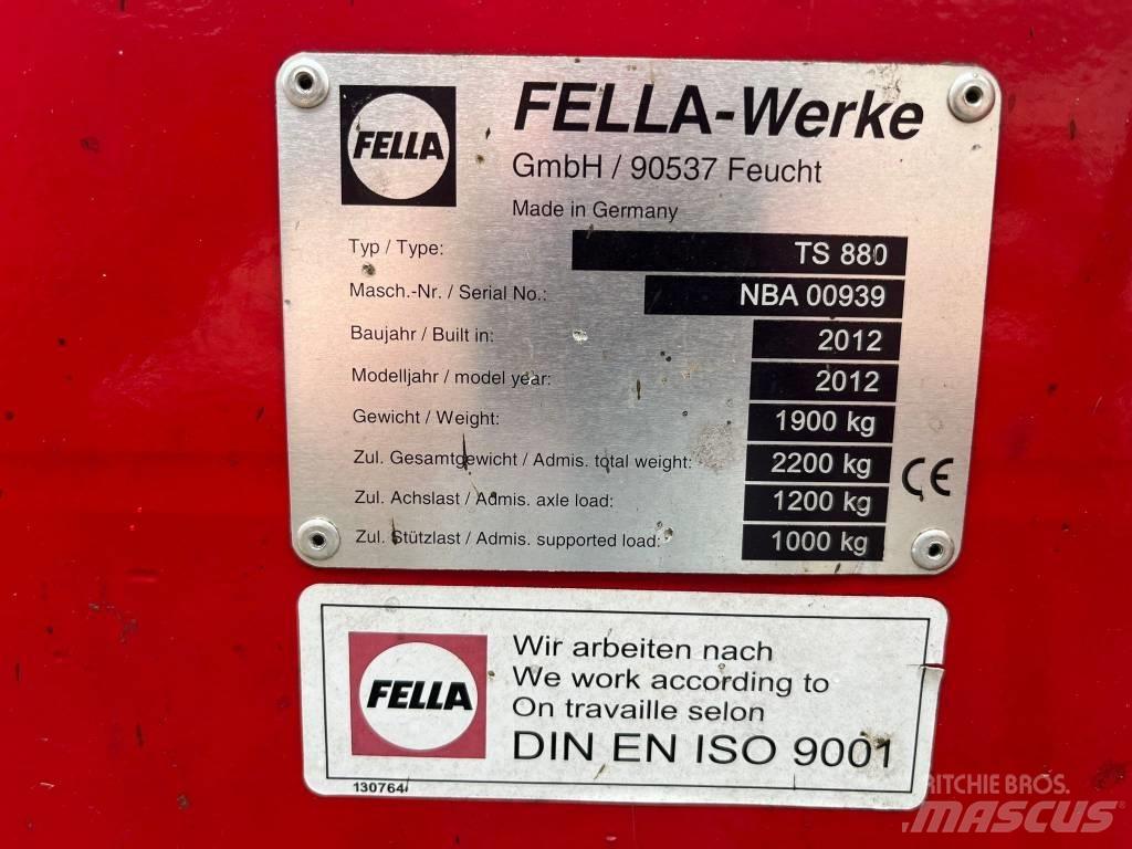 Fella TS 880 Pradalges formuojantys padargai