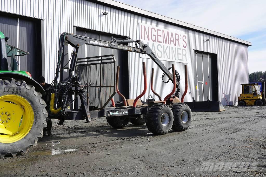 Nokka Skogsvagn Miškovežių priekabos