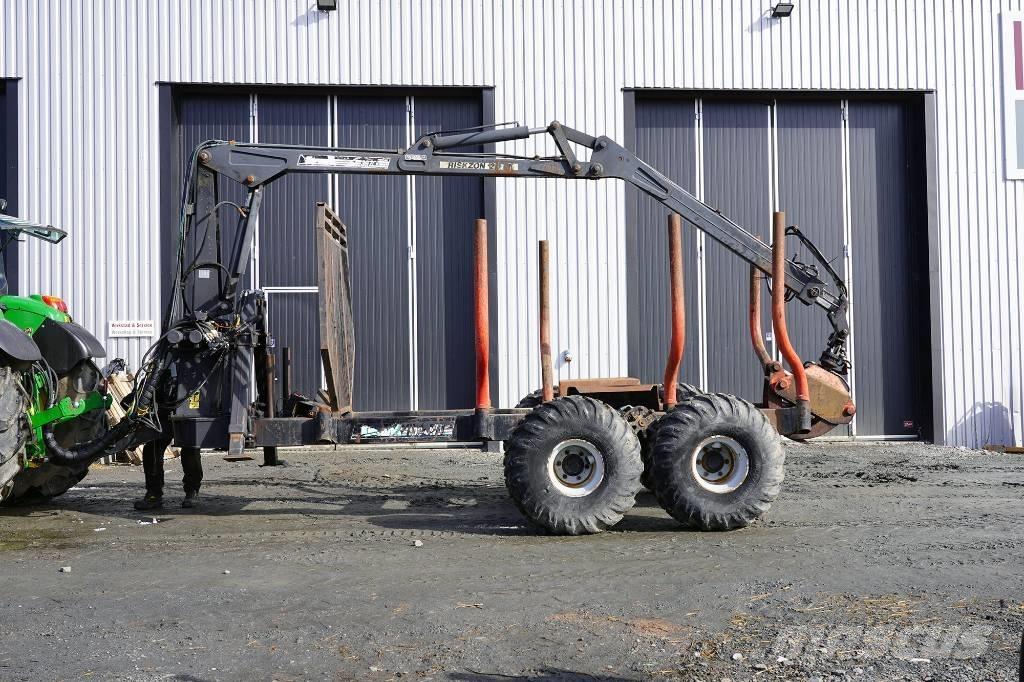 Nokka Skogsvagn Miškovežių priekabos