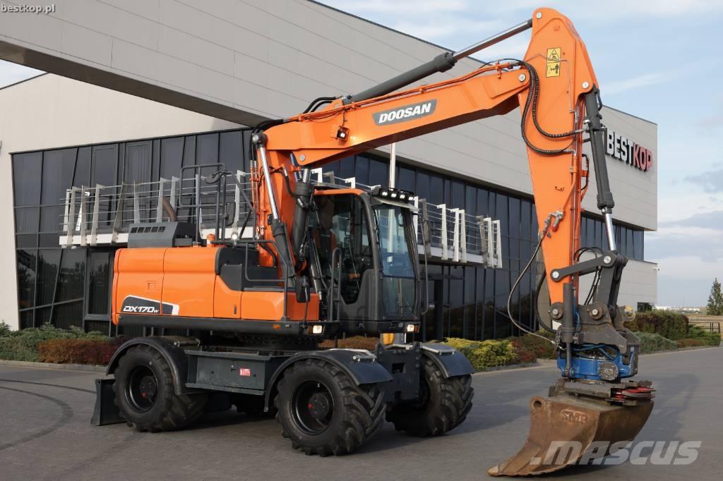 Doosan DX170W-5 Ratiniai ekskavatoriai