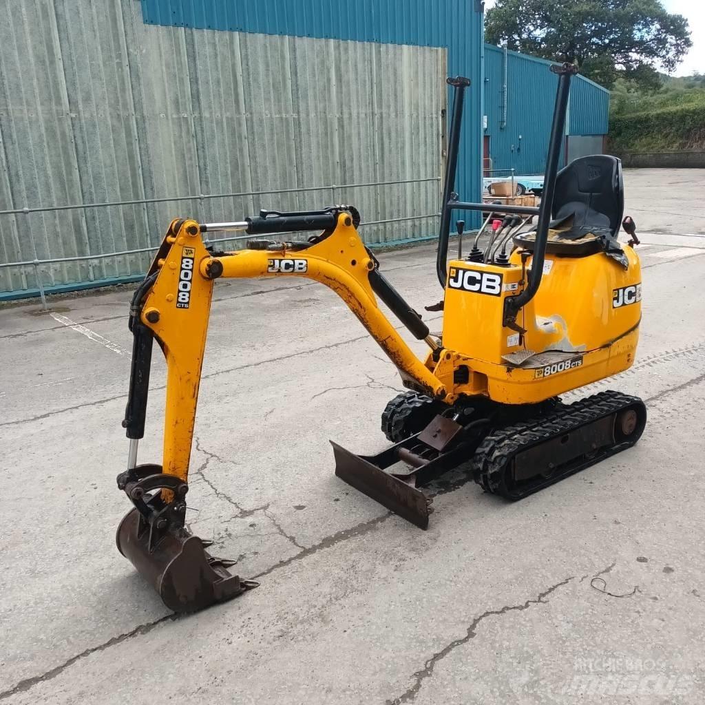 JCB 8008 CTS Mini ekskavatoriai < 7 t