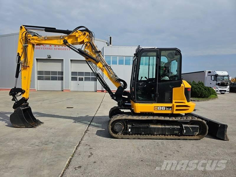 JCB 86 C-2T Vidutinės galios ekskavatoriai 7-12 t