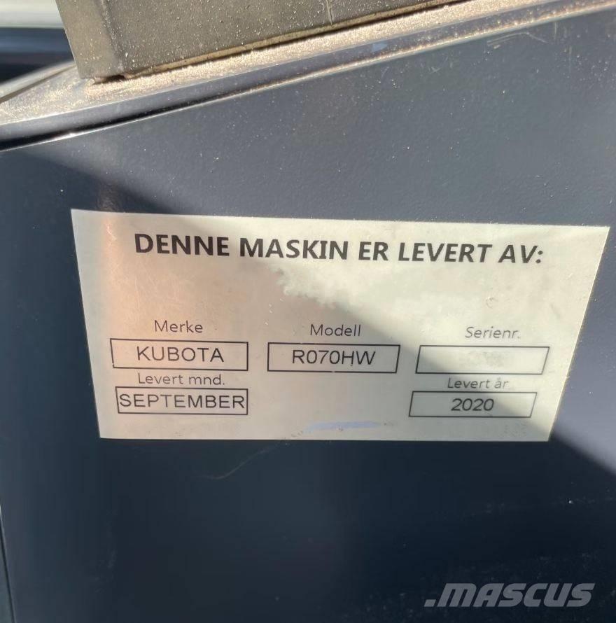 Kubota R 070 HW Naudoti ratiniai krautuvai