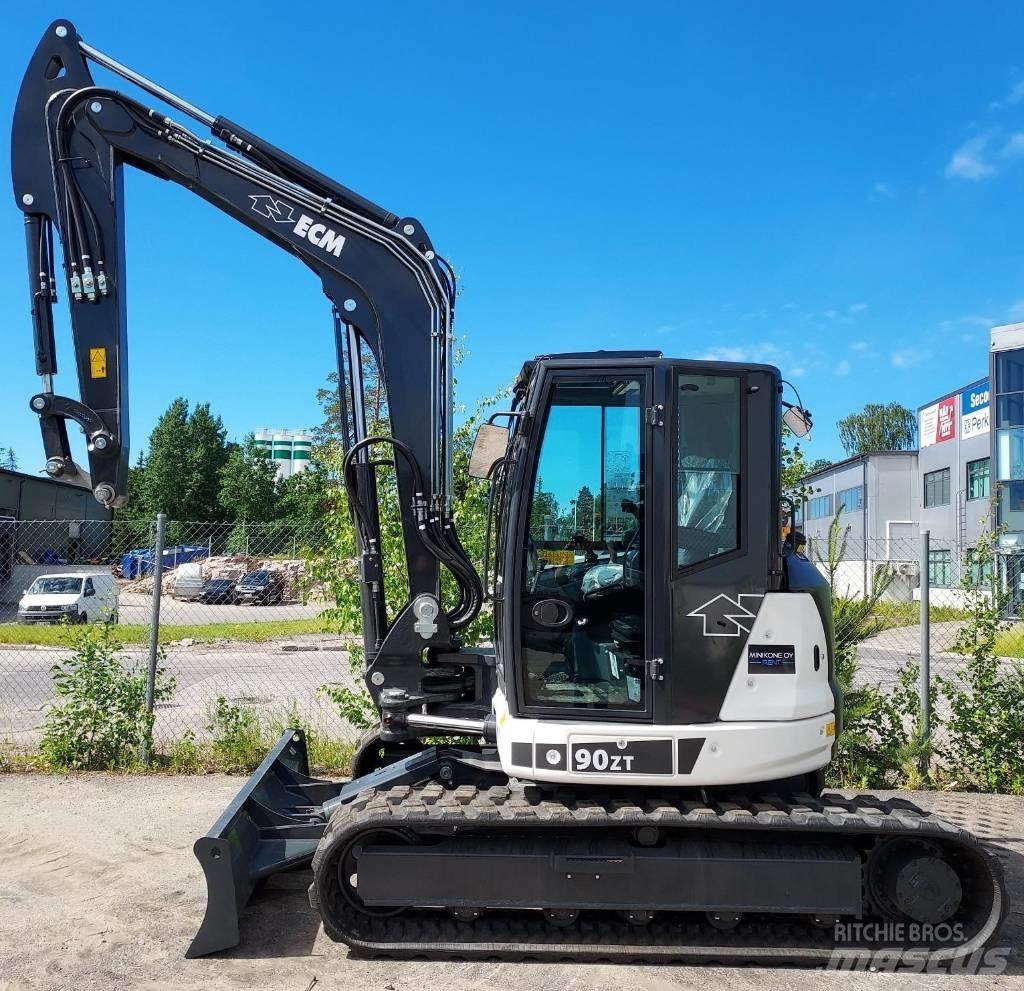 ECM 90ZT Vidutinės galios ekskavatoriai 7-12 t